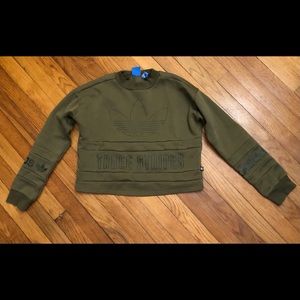 Adidas cropped crew neck